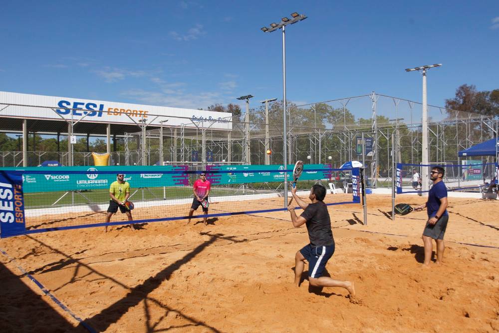 2ª etapa do Circuito SESI de Beach Tennis começa nesta quinta feira 10