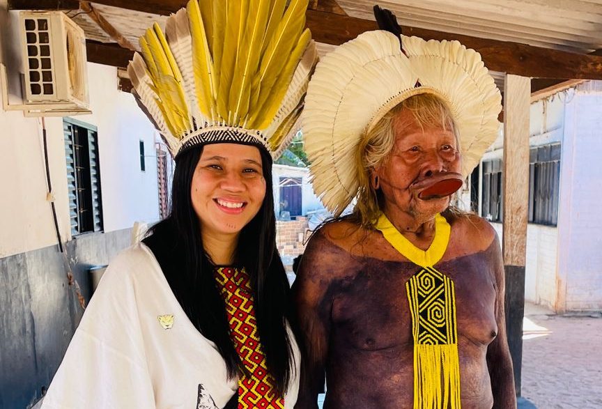 Em Evento Cacique Raoni Em Mato Grosso Nar Bia Werreria Refor A