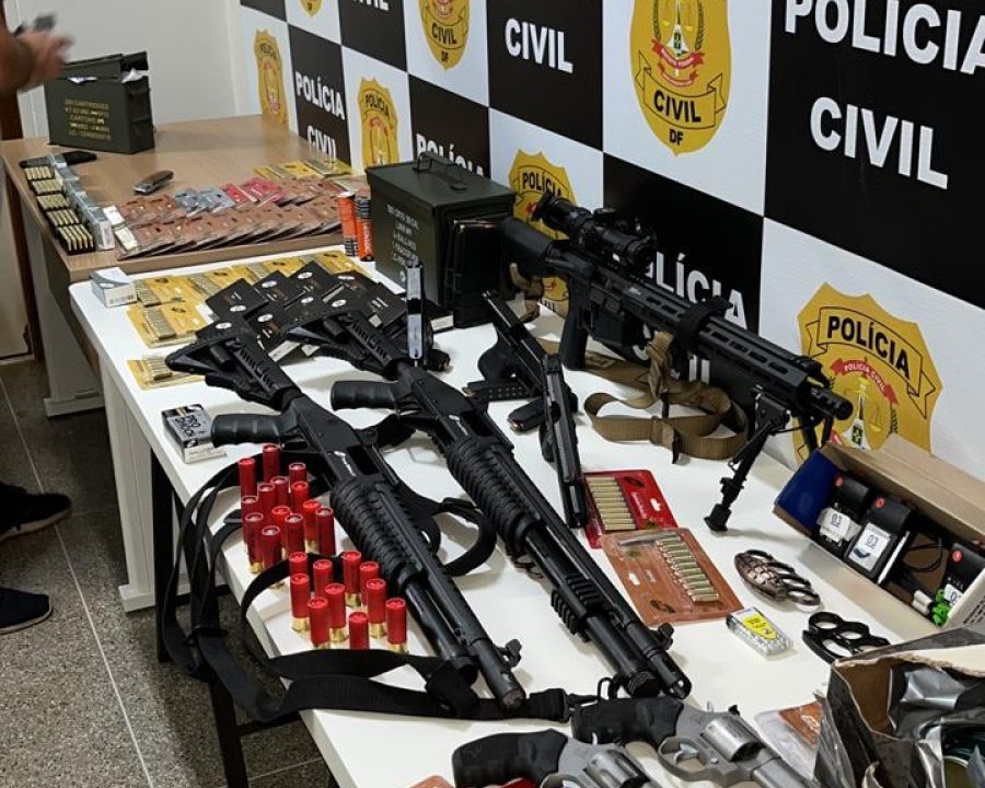 Arsenal fora do controle da polícia